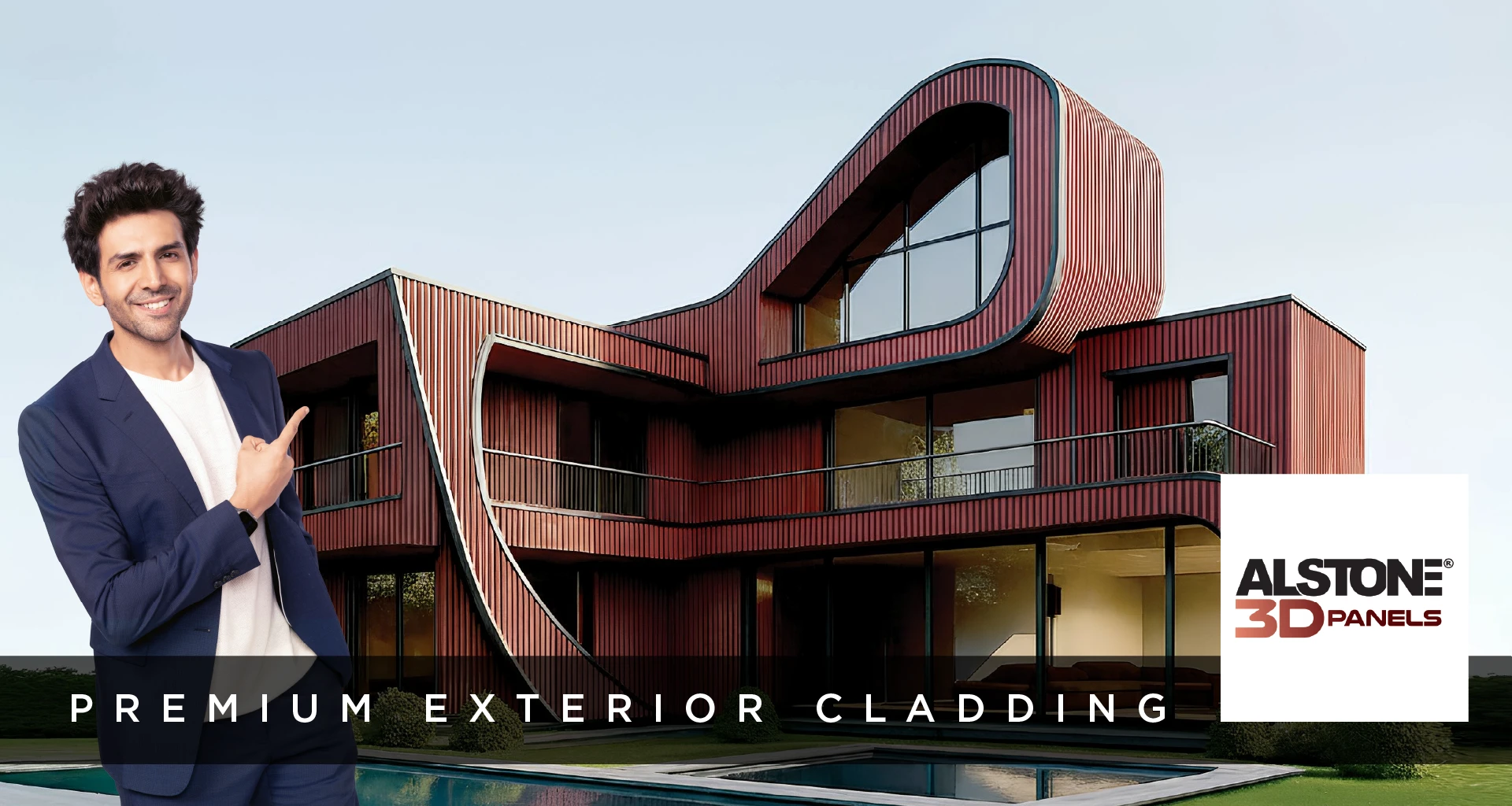 Modern building exterior showcasing Alstone metal cladding panels