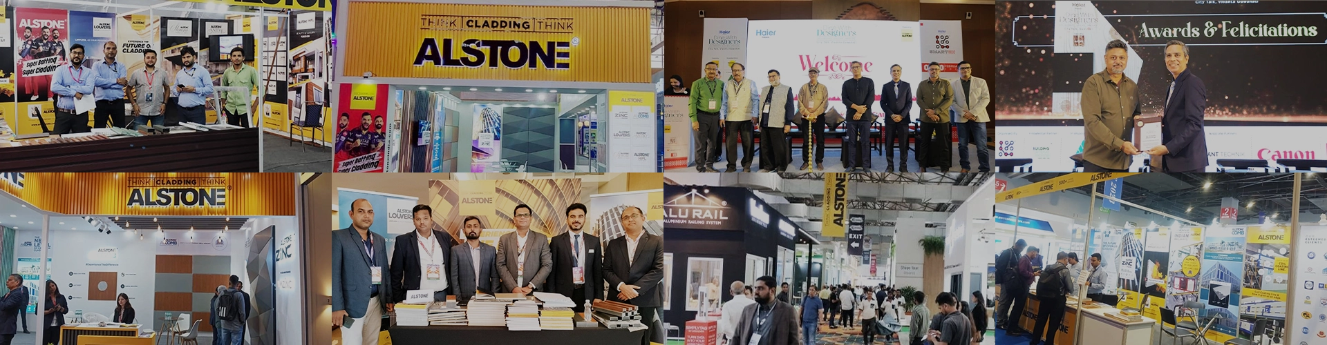 Alstone Louvers product banner showing modern architectural design