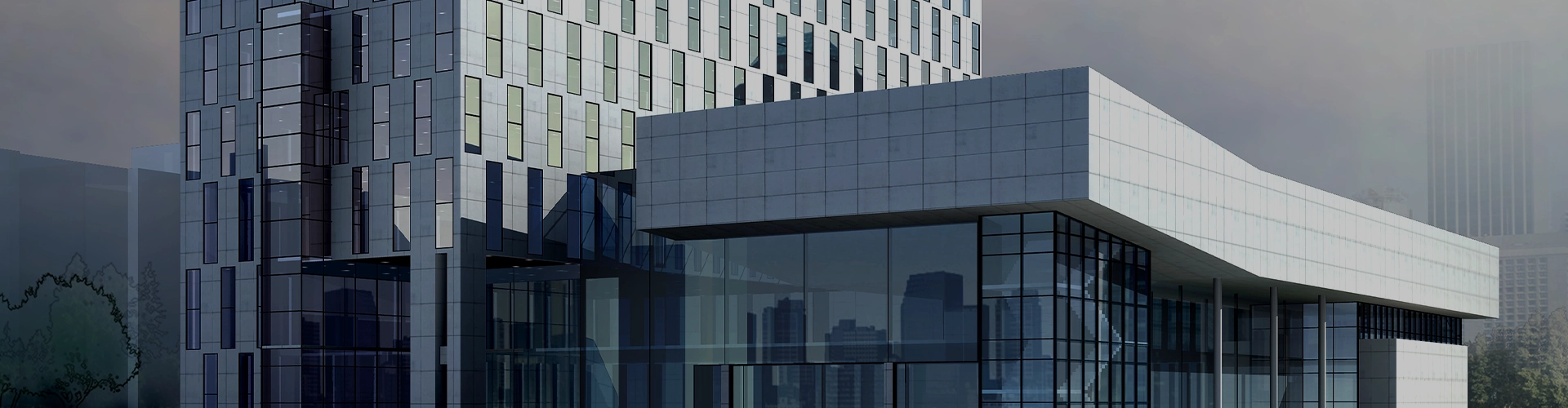 Alstone Louvers product banner showing modern architectural design