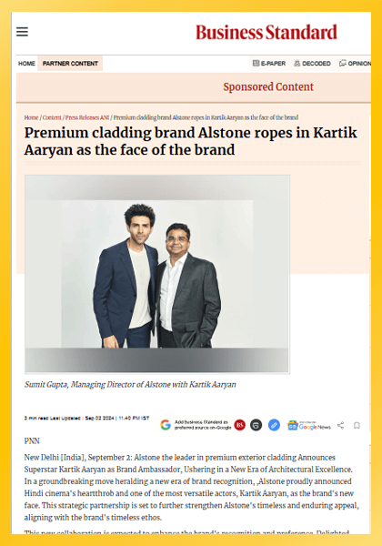 Mr. Sumit Gupta with Kartik