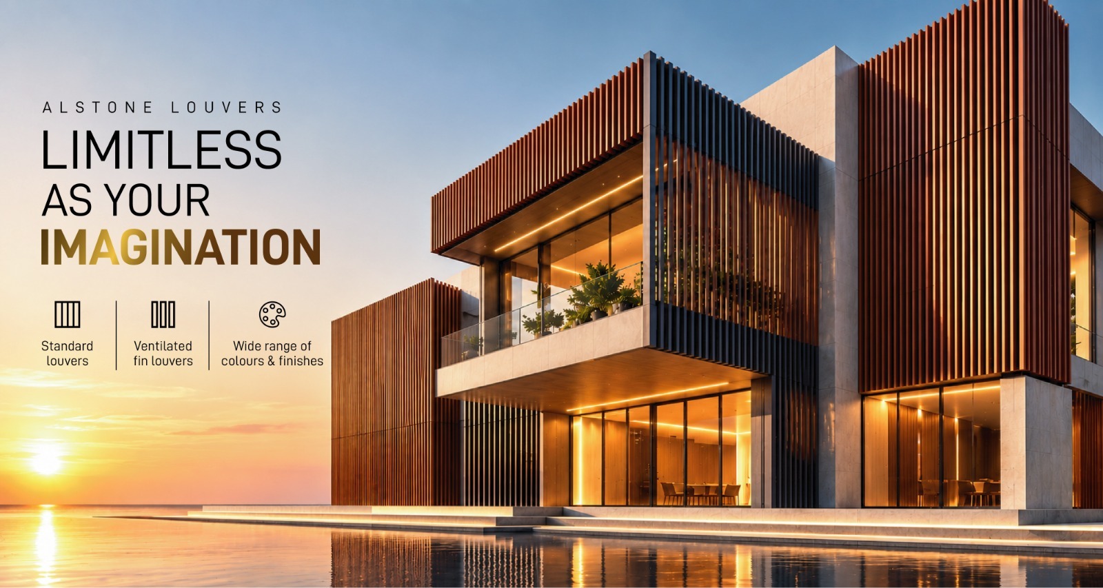 Innovative Alstone product applications for modern facades