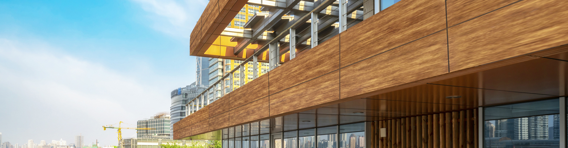 Alstone Louvers product banner showing modern architectural design